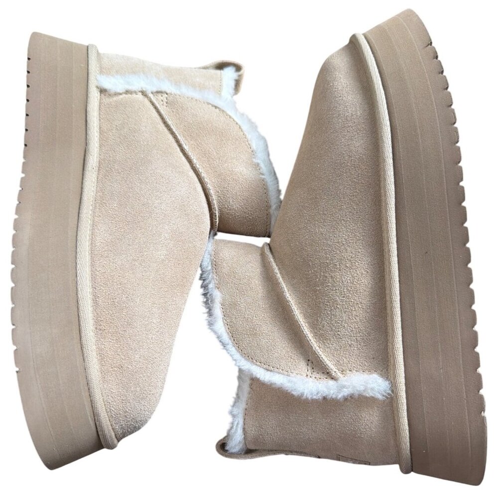 Koolaburra by UGG Koola Ultra Mini Platform Sand Boots Size 10 - Picture 4 of 14